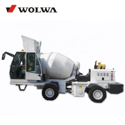 Small Mixer Machine 1 CBM Self Loading Concrete Mixer Truck