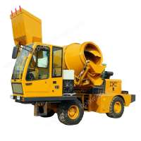 Self Loading Concrete Transit Mixer Truck with Discharge capacity 1.6m3 for road bridge tunnel highway and Hydro Construction