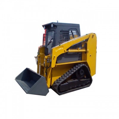 mini rubber track loader small skid steer loader 600kg loading capacity pilot control