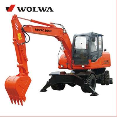 8 ton wheel excavator in stock for sale