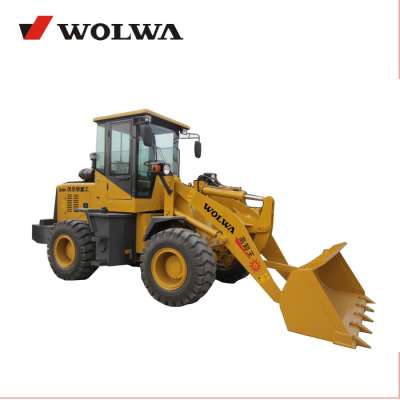 China Wolwa DLZ918 construction machine 0.75 cbm 1.5 ton wheel loader